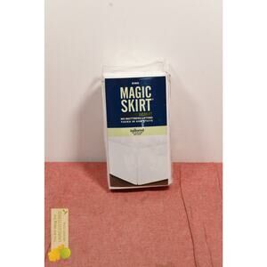Magic Skirt Tailored Bedskirt White King*